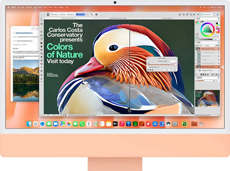 iMac in orange